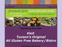 Tablet Screenshot of gourmetgirlsglutenfree.com